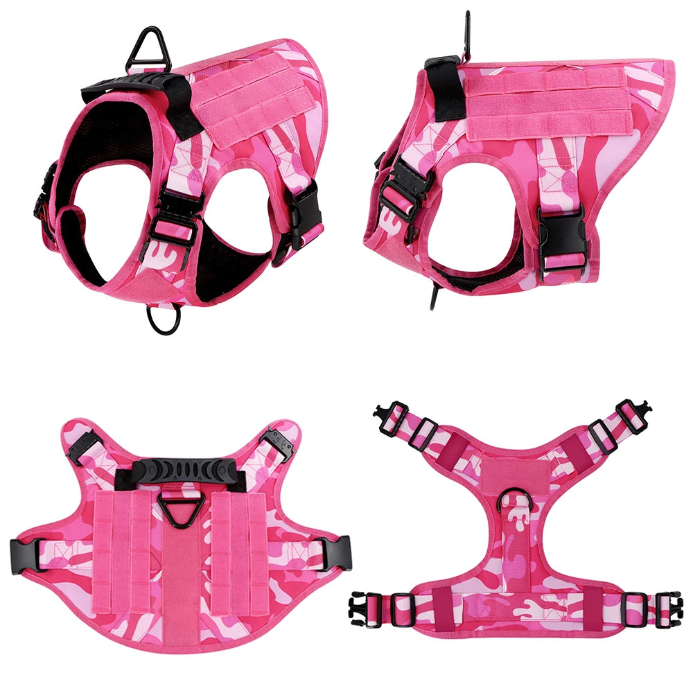 Nylon Dog Harness With Padded Comfort And Quick Release