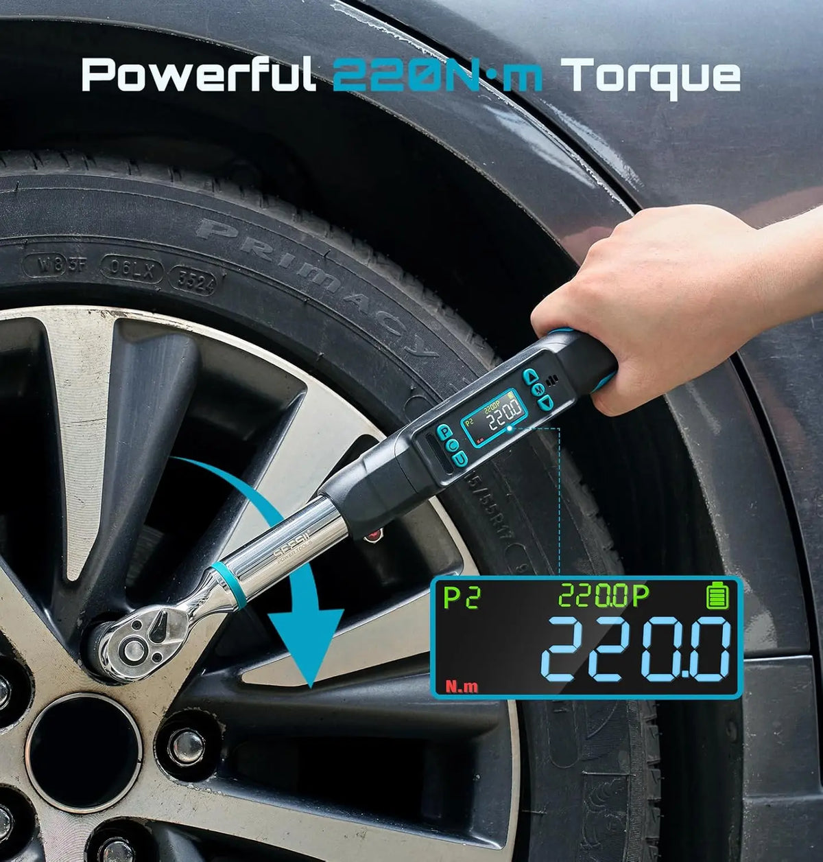 Seesii Digital Torque Wrench Featuring Memory Storage And Precision