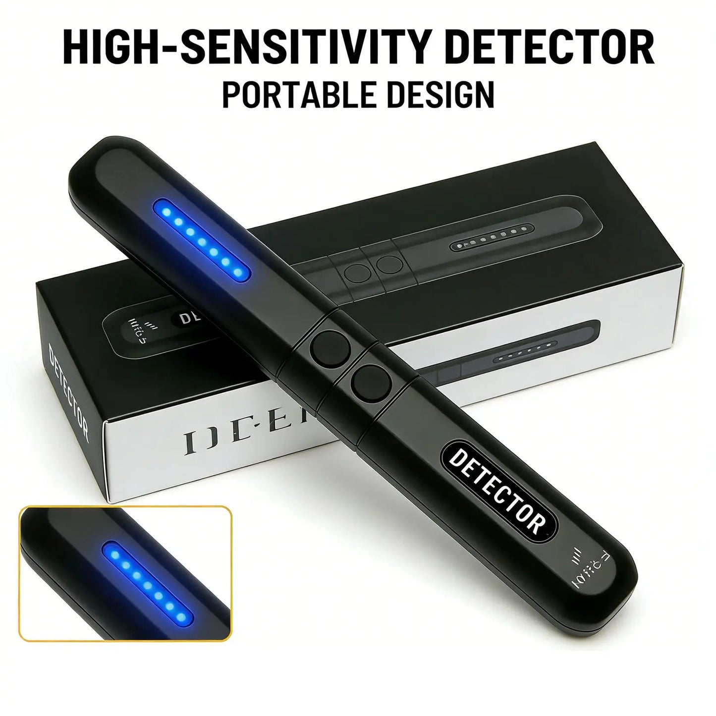 YJ1 Privacy Detector With Emergency Lighting Anti Eavesdropping Portable Battery