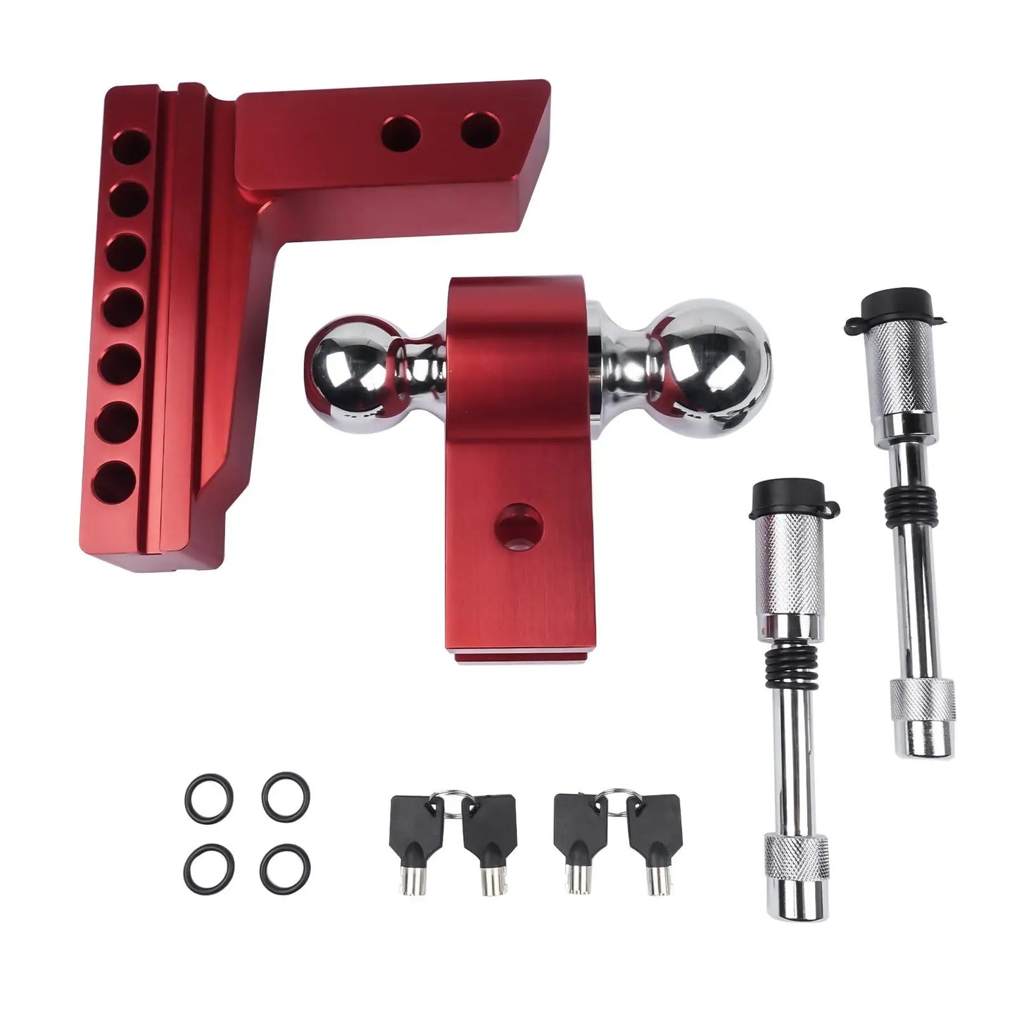 AP03 Adjustable Trailer Hitch With Anti Theft Locks Dual Mount