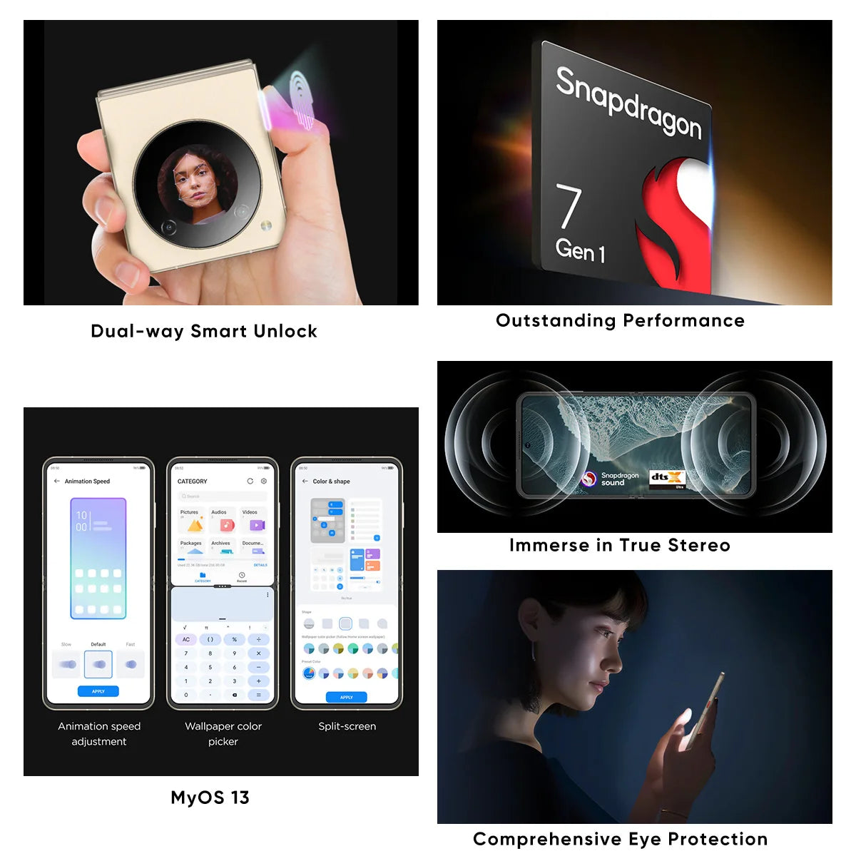 Nubia Flip 5G Smartphone With 120Hz OLED Foldable Display
