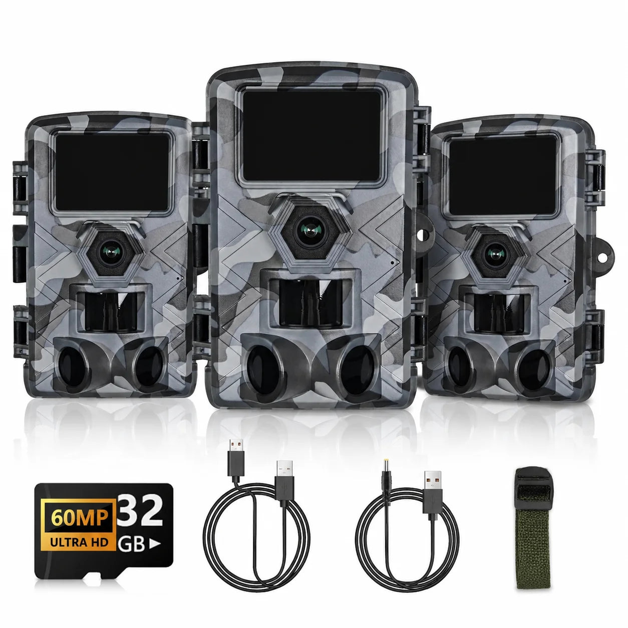 Fargarloo Trail Camera With WiFi App Control 60MP Night Vision