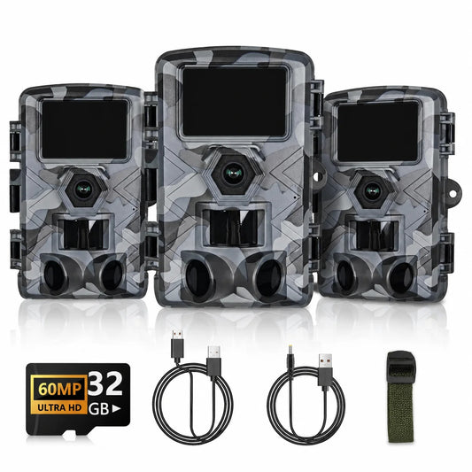 Fargarloo Trail Camera With WiFi App Control 60MP Night Vision