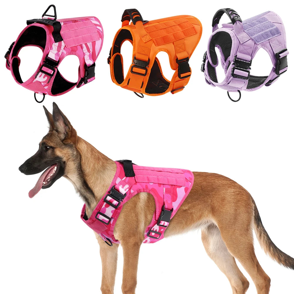 Nylon Dog Harness With Padded Comfort And Quick Release
