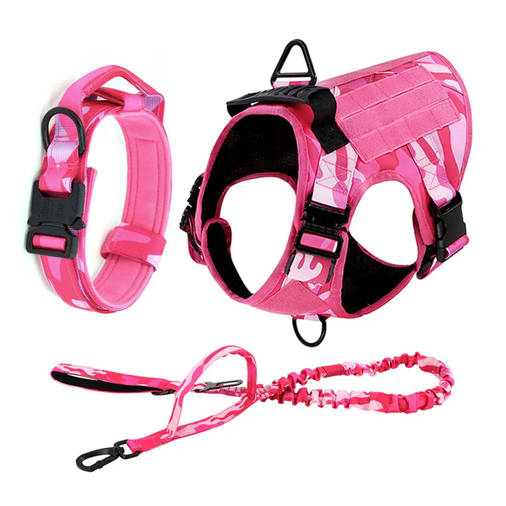 Nylon Dog Harness With Padded Comfort And Quick Release
