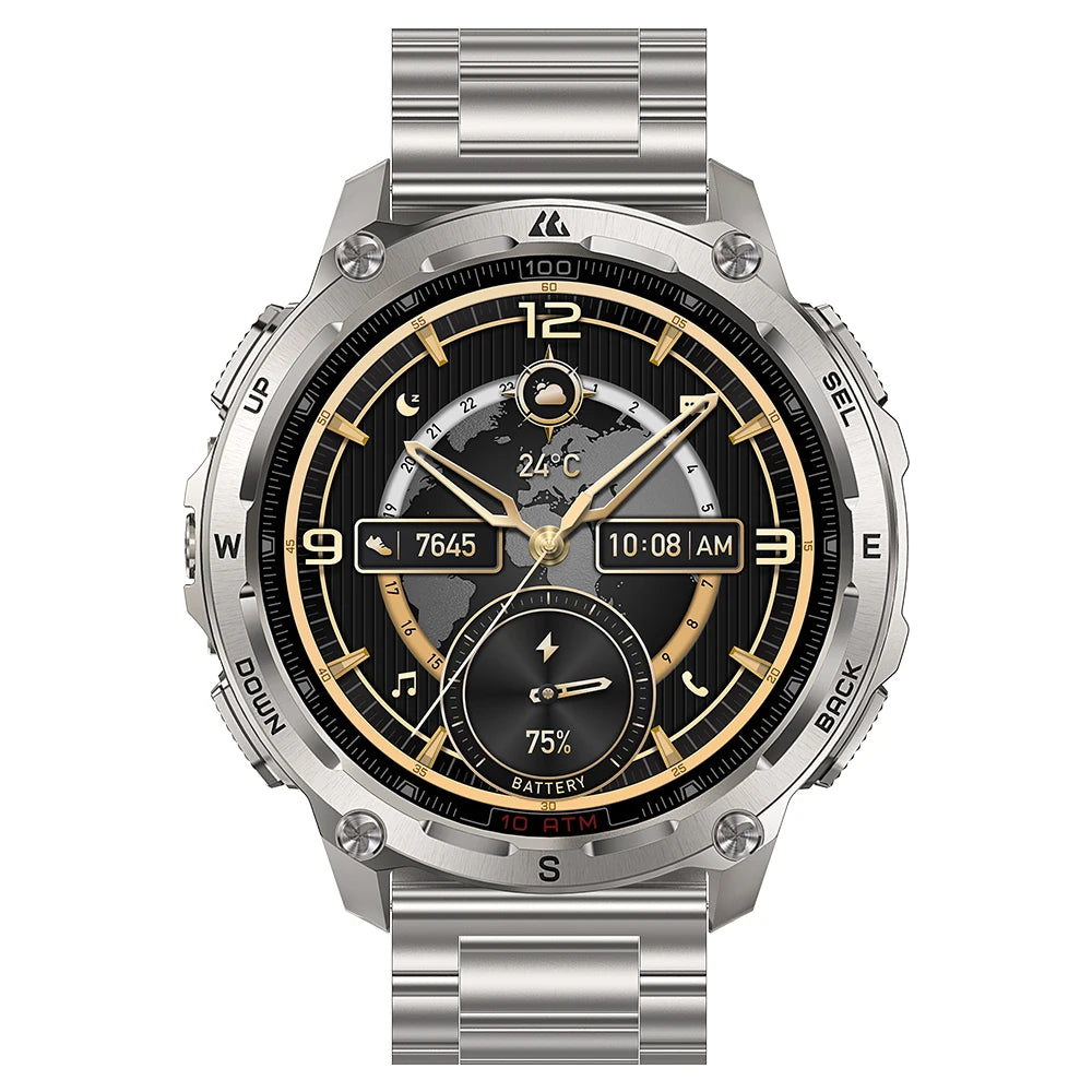 KOSPET Tank T4 Special GPS Smartwatch Military 10ATM Offline Maps