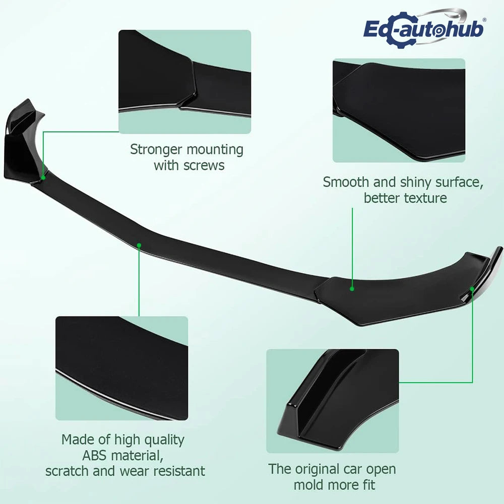 Trax Front Splitter Lip Body Kit For Chevy Trax ABS