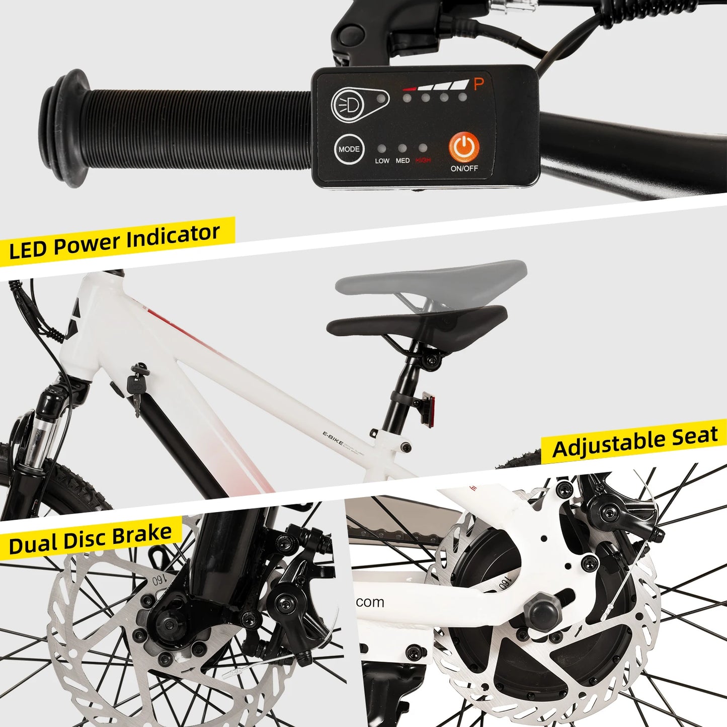 JOYSTAR Electric Bike for Kids Teens 250W Mountain Bicycle