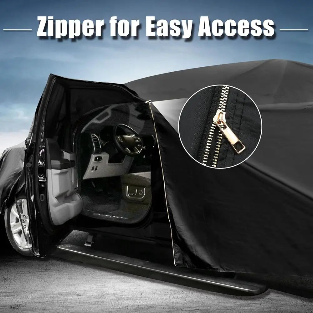 Outdoor All Weather Car Cover With Zipper And UV Protection