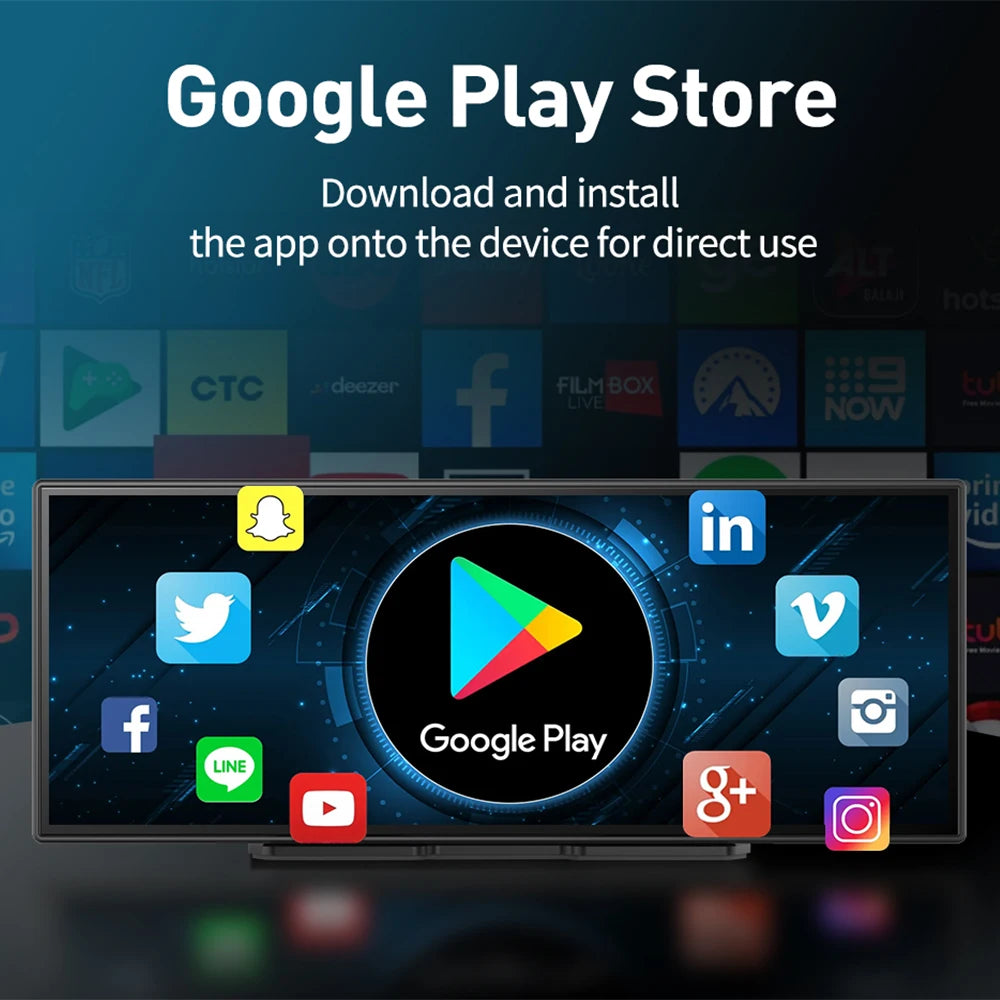 Imagebon Android 14 Dashcam With Carplay And GPS Navigation