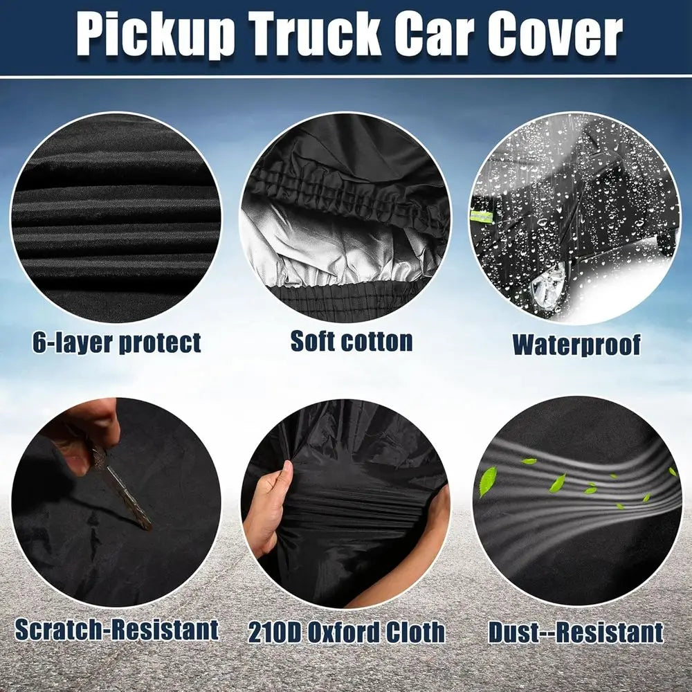 Outdoor All Weather Car Cover With Zipper And UV Protection