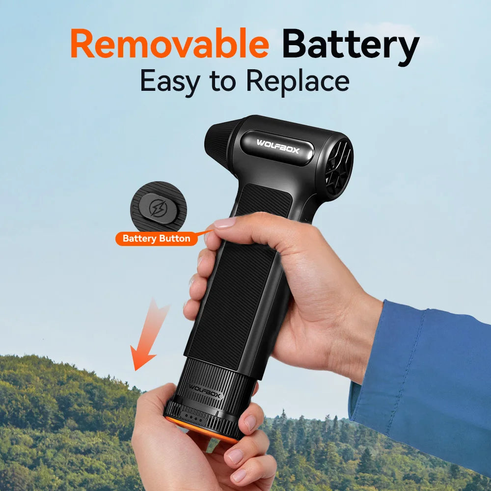Wolfbox DF200 Wireless Portable Electric Air Blower Fan