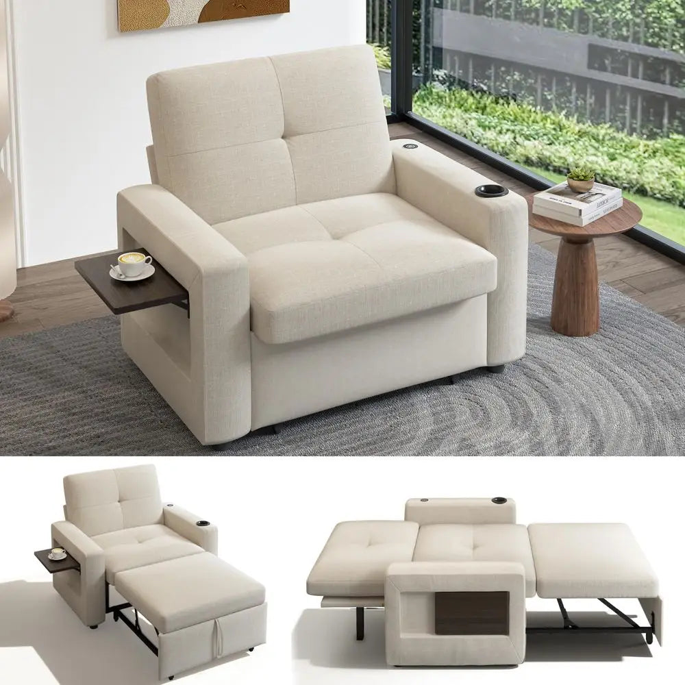 Oversized Sleeper Chair Bed 3in1 Convertible Sofa