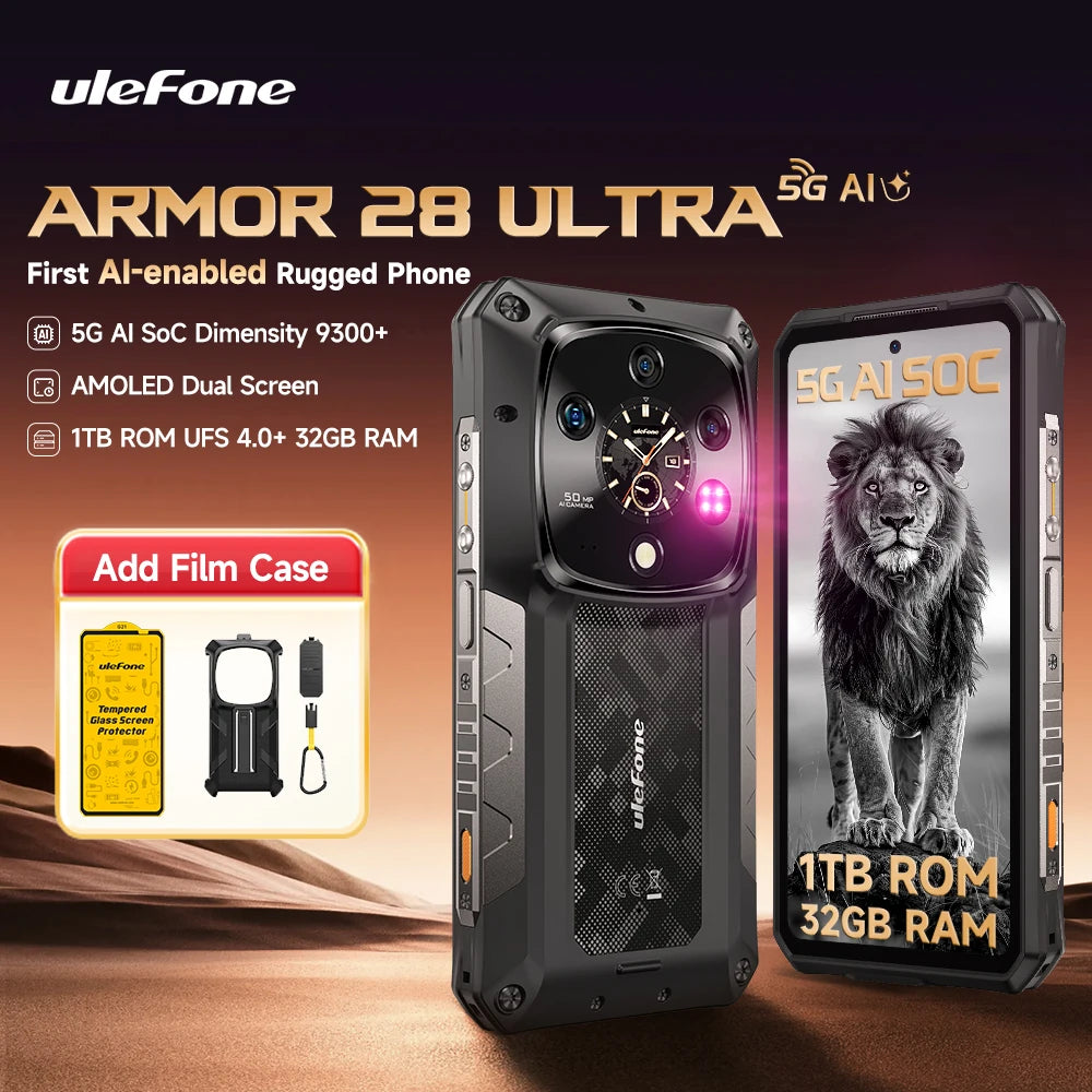 ULEFONE Armor 28 Ultra 5G Ruggedized 1TB ROM 32GB RAM