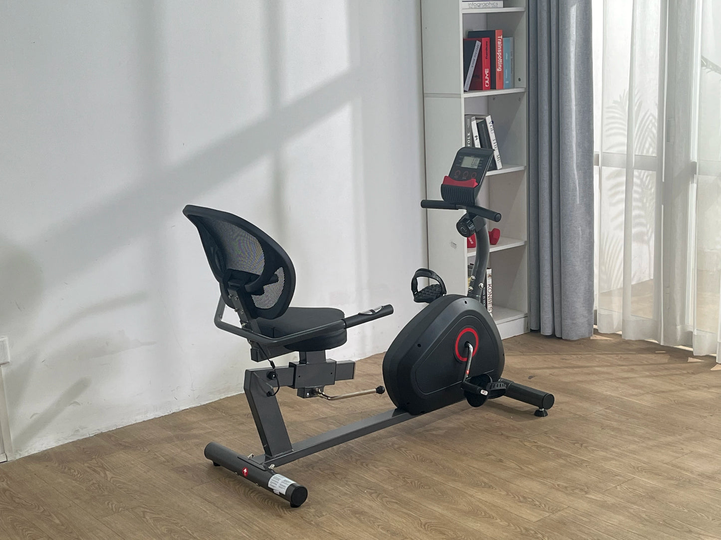 Recumbent Exercise Bike For Home With Quiet Operation And 8 Levels Of Resistance