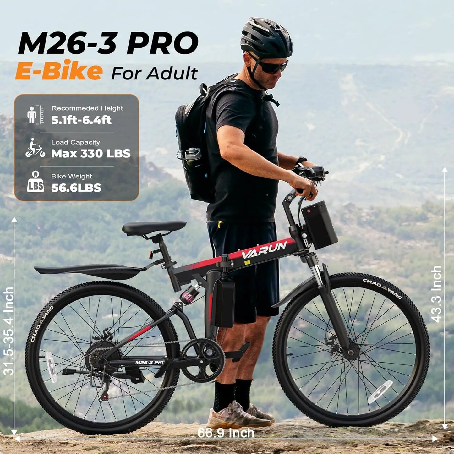 Folding Electric Bike For Adults 750W 48V All Terrain Commuter
