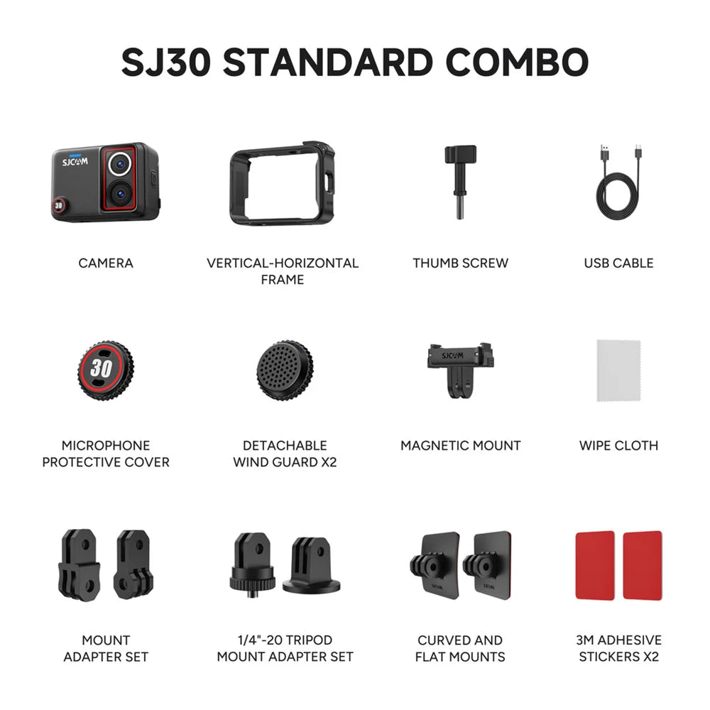 SJCAM SJ30 8K Ultra HD Action Camera WiFi SteadyMotion 2