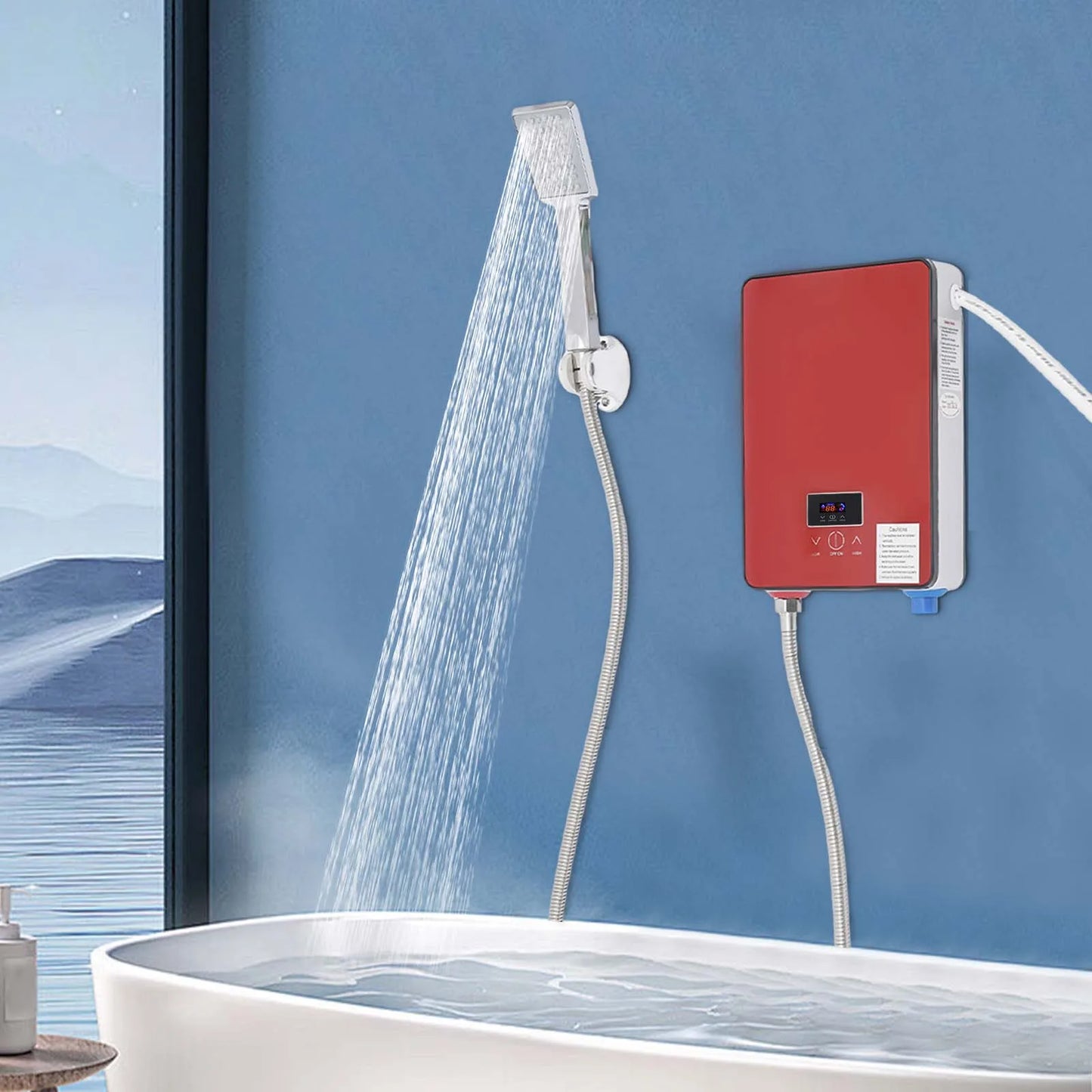 6500W Tankless Electric Water Heater 220V Wall Mounted