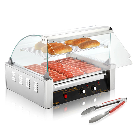 SucceBuy Commercial Hot Dog Roller Sausage Maker Barbecue Grill