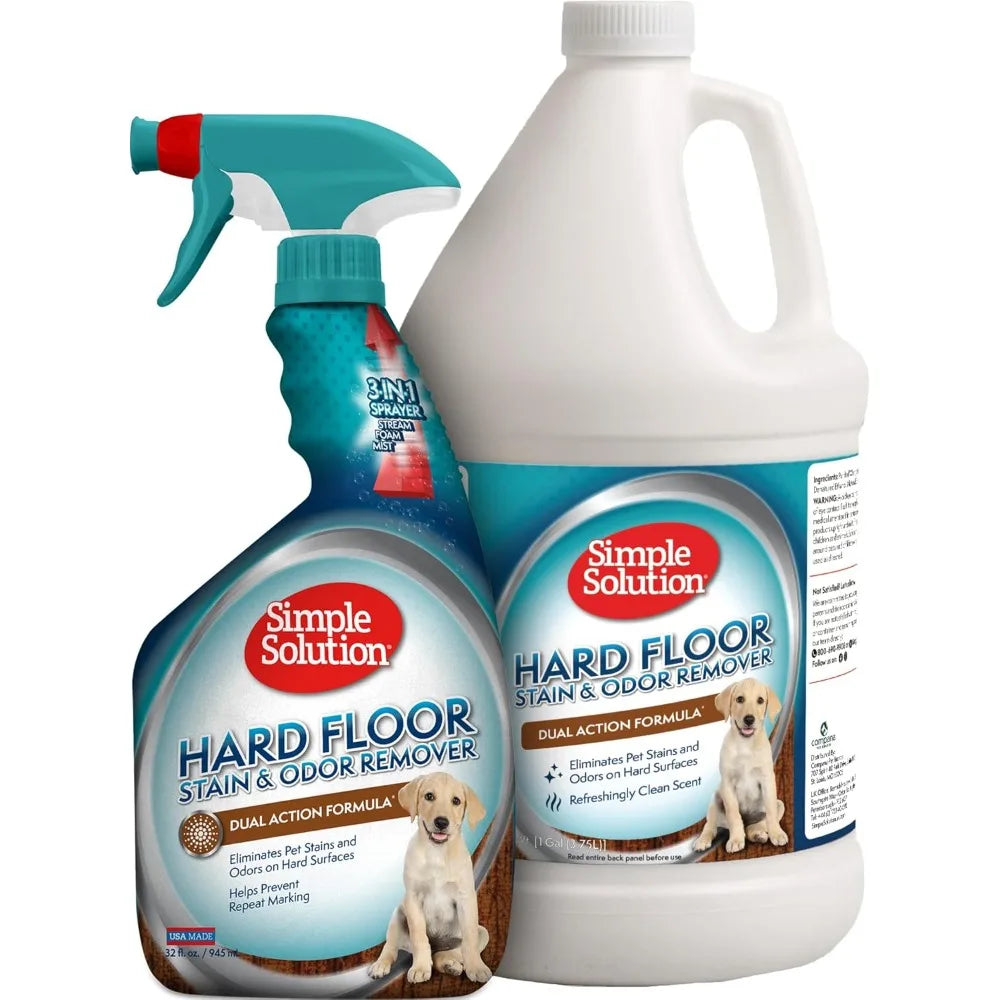XMSJ Pet Stain And Odor Remover For Hard Floors Enzyme Cleaner