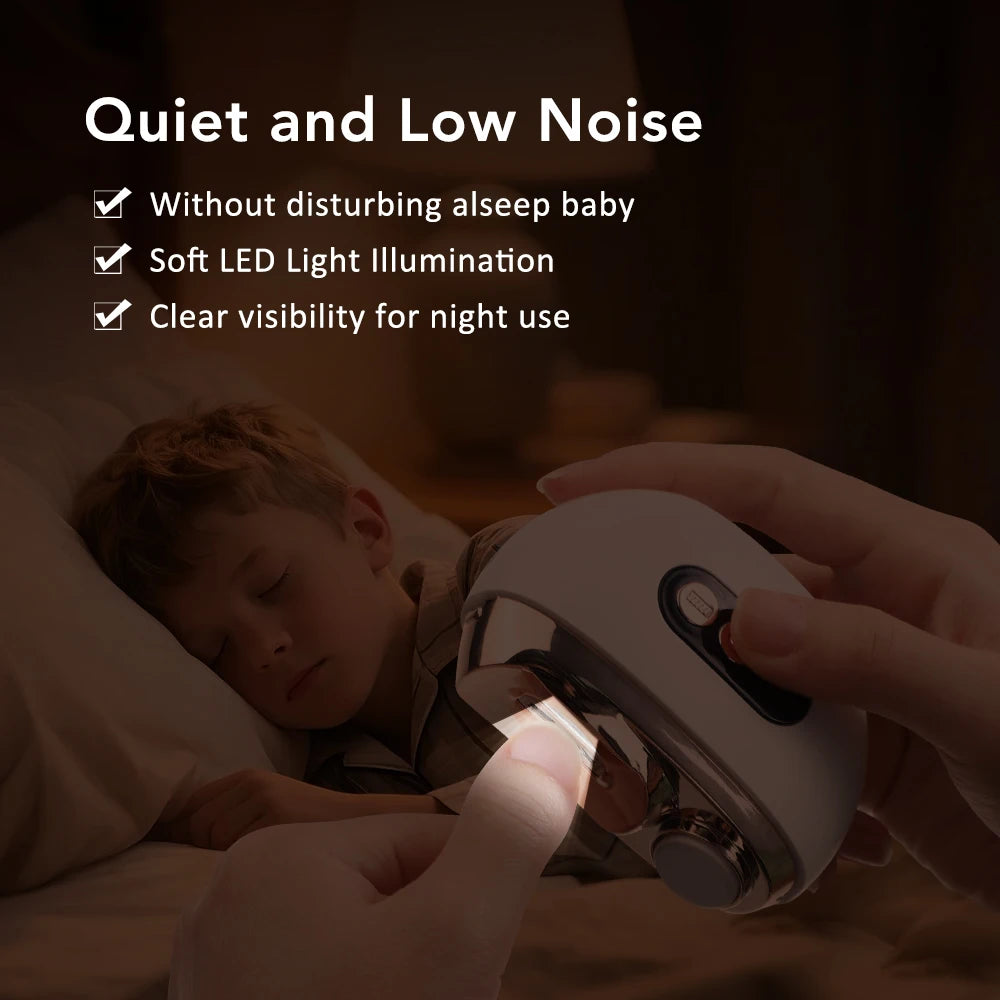 Smart Electric Nail Clippers With Led Light For Seniors