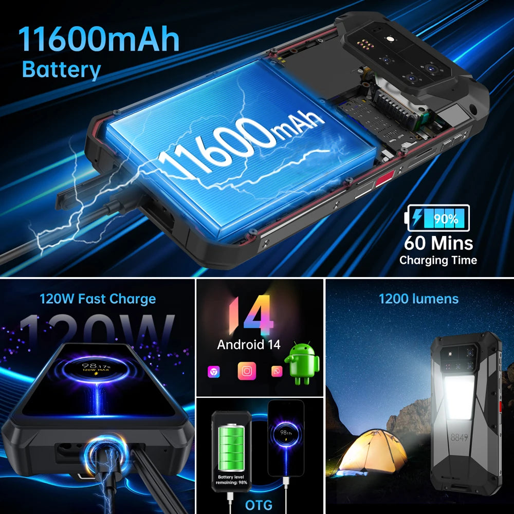 Unihertz Tank 4 Pro 5G Smartphone With AI Projector