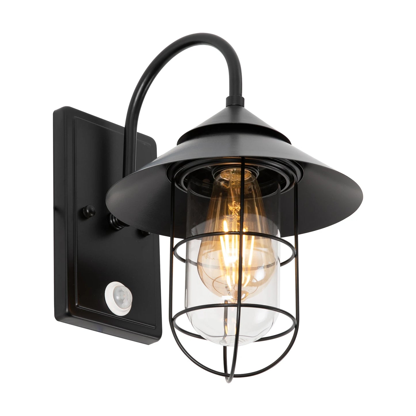 Bymaocar Retro Wall Lamp Motion Sensor E26 Sconce