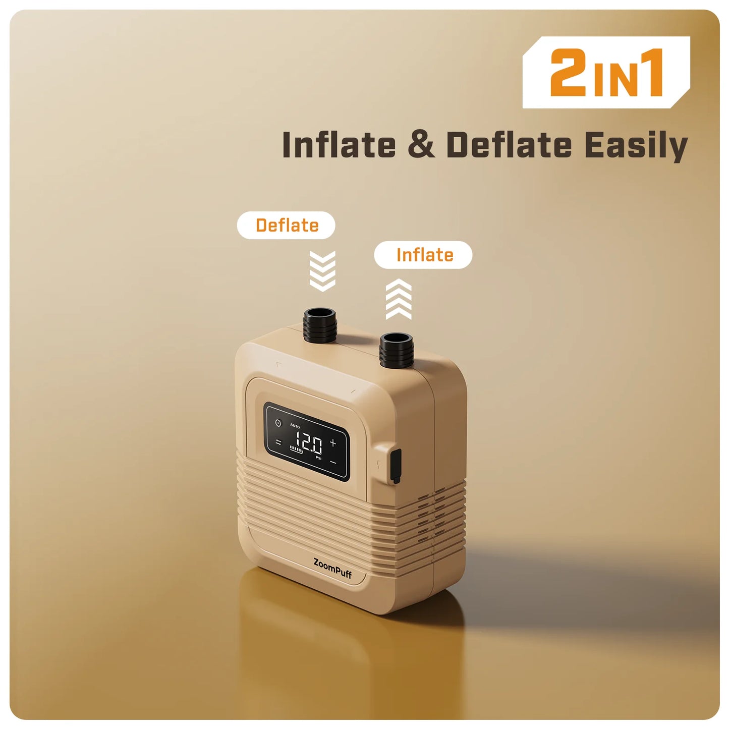Zoompuff Electric Sup Air Pump Featuring Rechargeable Battery