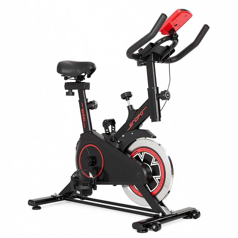 Indoor Spin Bike For Home Cardio Training Quiet Exercise Bike