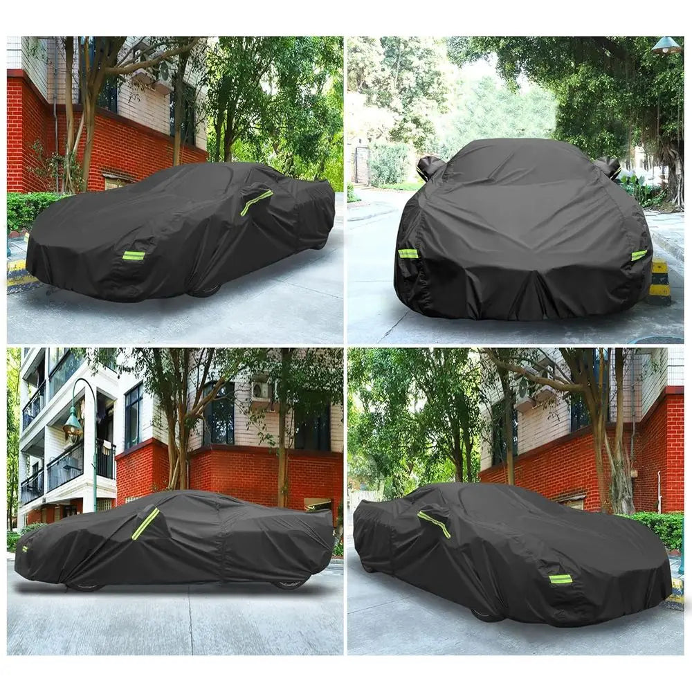 Premium All Weather Car Cover With Zipper And UV Protection