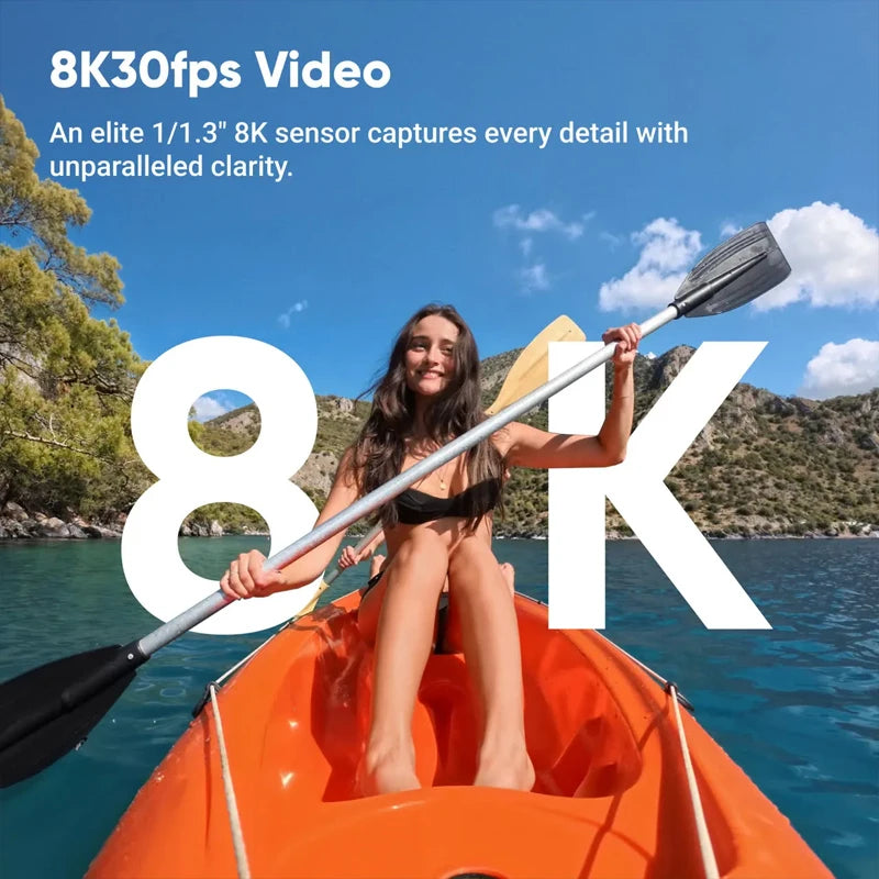Insta360 Ace Pro 2 AI Powered 8K Action Camera Waterproof With Flip Screen