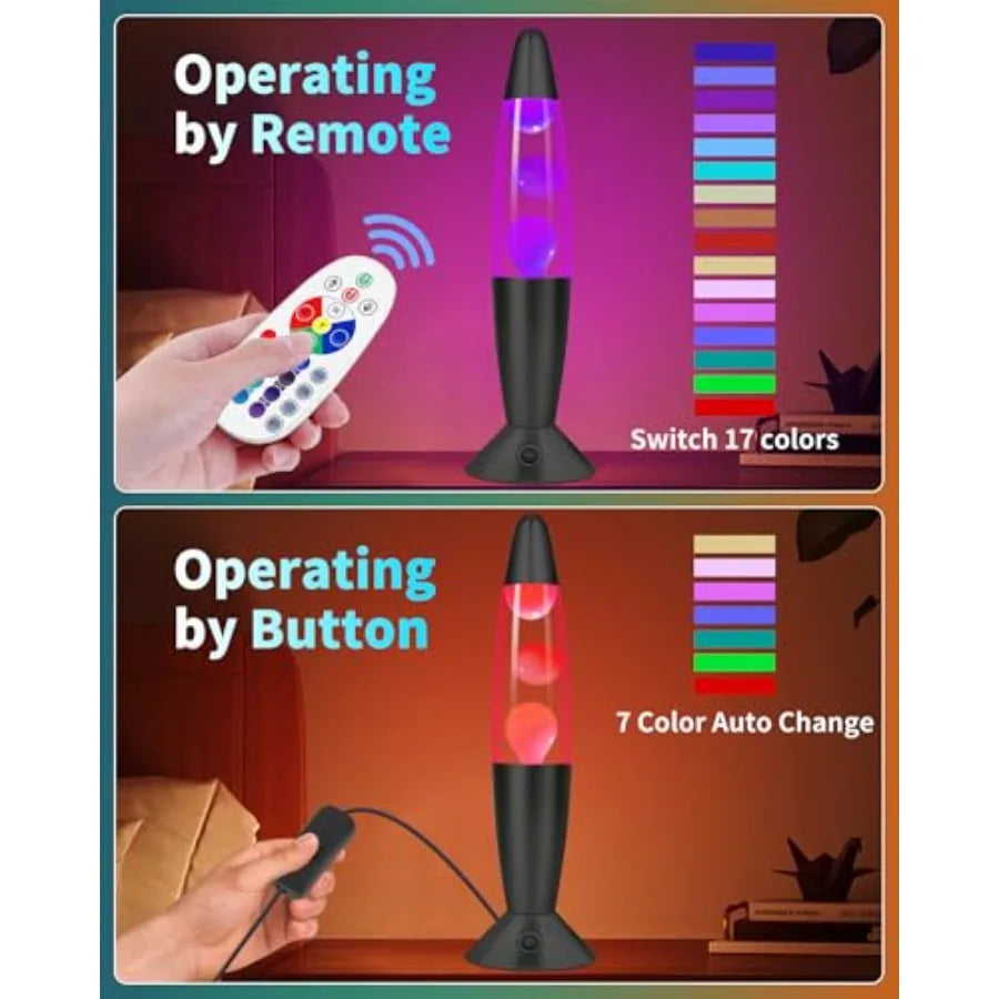 17 LED Magma Motion Lamp for Living Room and Bedroom