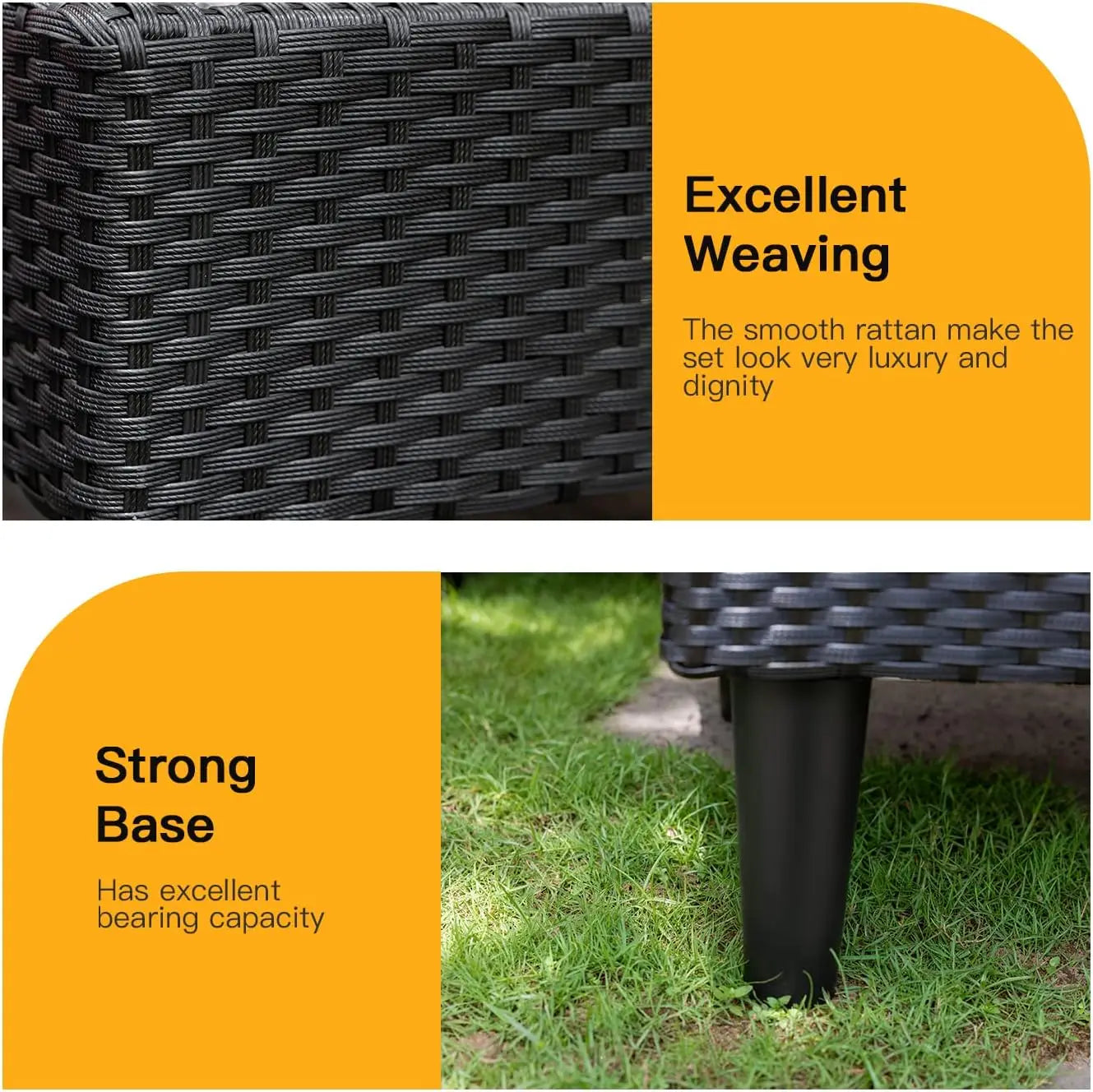 Patio Furniture Sets Outdoor Wicker Conversation Set Rattan Chair