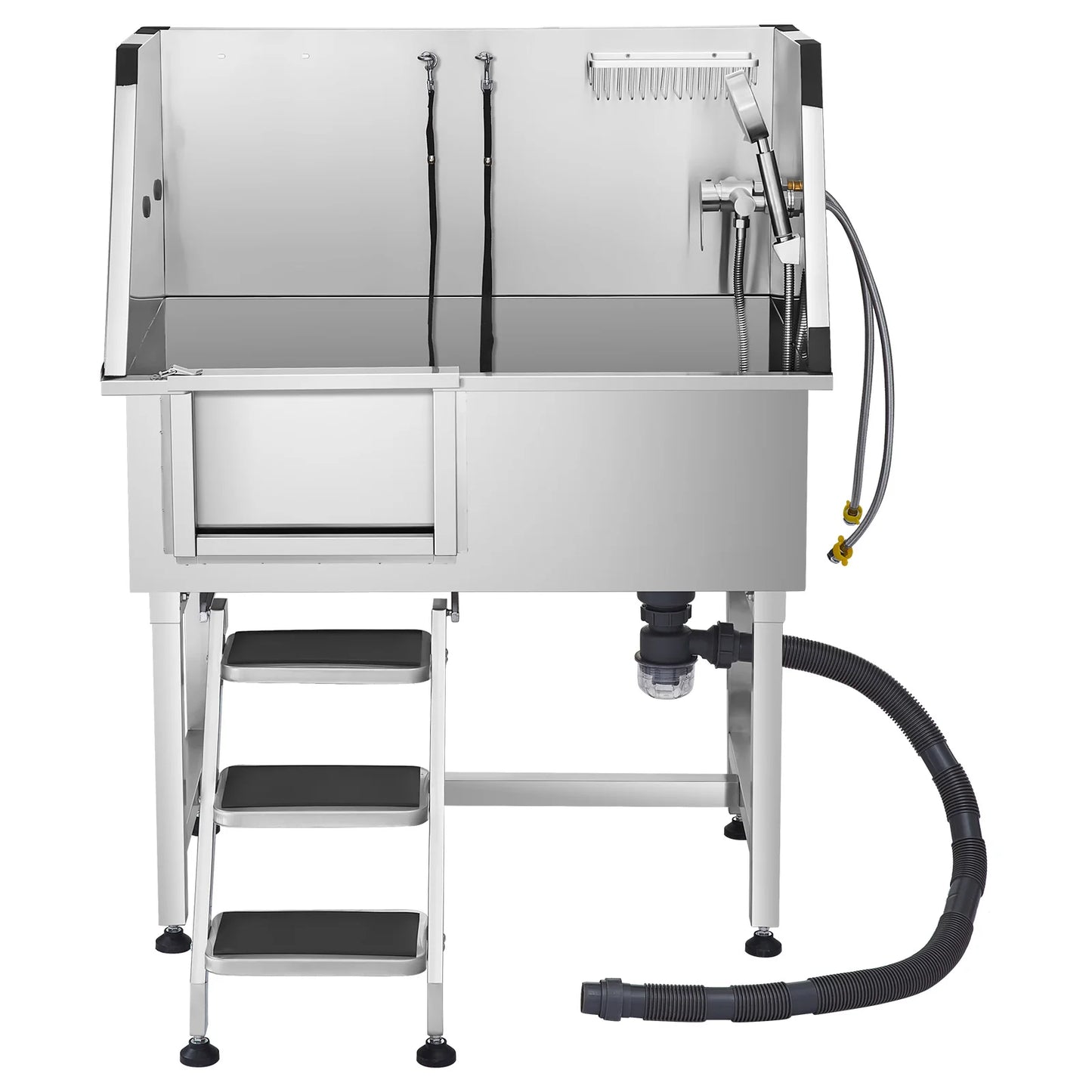 Premium Stainless Steel Dog Washing Station With Faucet
