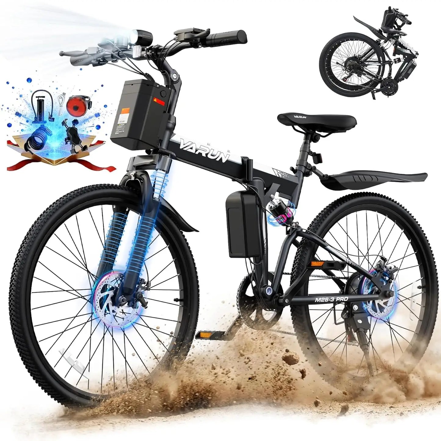 Folding Electric Bike For Adults 750W 48V All Terrain Commuter