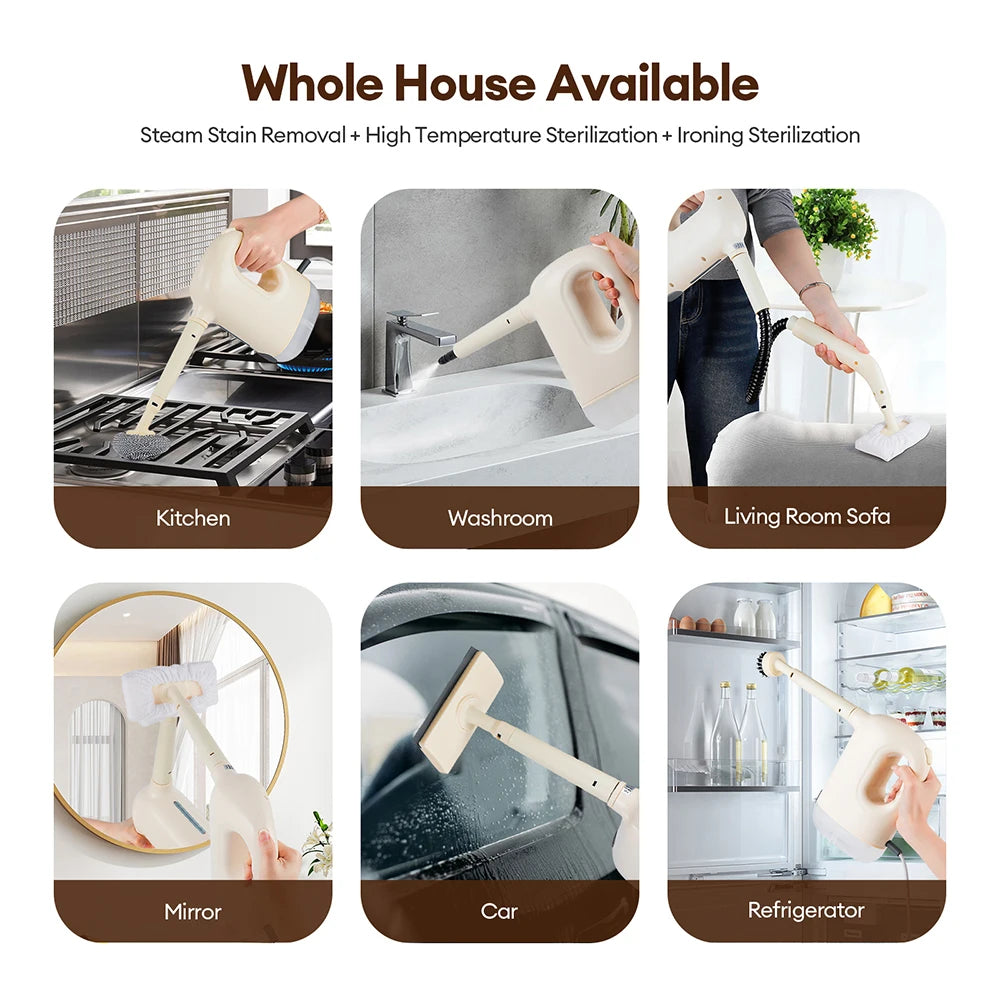 Obecilc 1200W Handheld High Pressure Portable Steam Cleaner