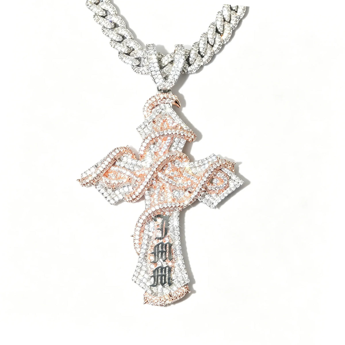 LYEE CYEE Zircon Cross Religious Pendant Fine Jewelry Gift