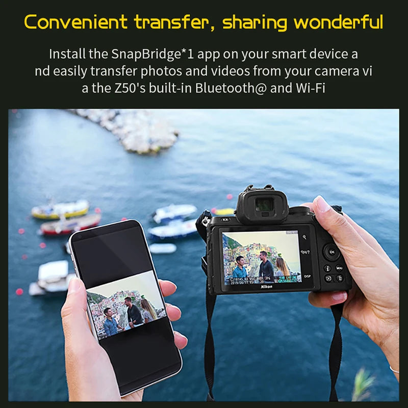 Nikon Z50 Mirrorless Camera 4K Video With Optional 16-50mm Lens