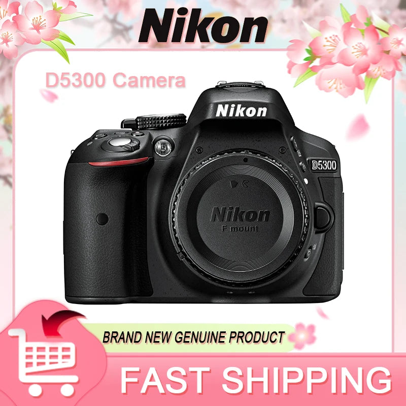 Nikon D5300 DSLR Camera Body Only 24.2MP CMOS Sensor