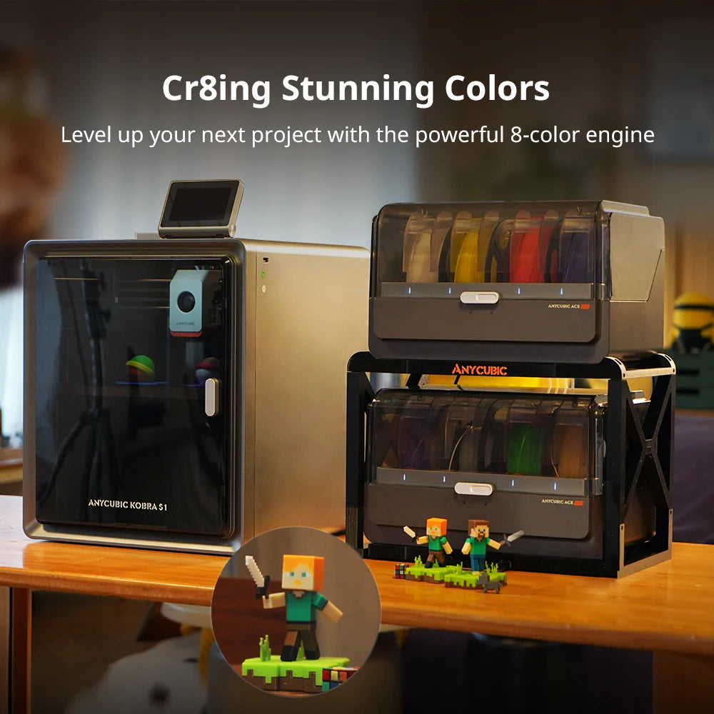 Anycubic Kobra S1 Combo 3D Printer Auto Leveling CoreXY