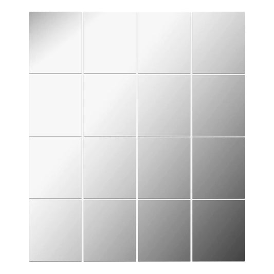 Large Wall Mirror Tiles for Home Gym and Bedroom Decor
