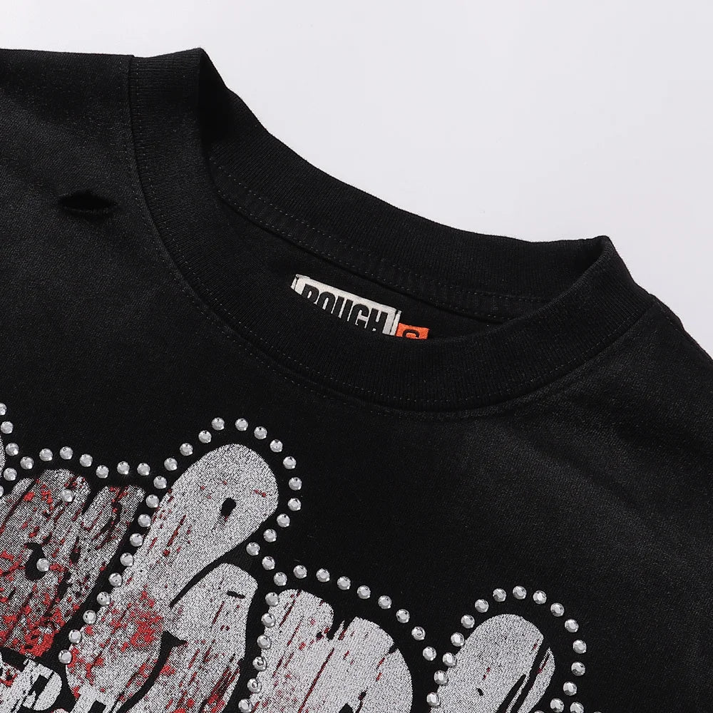 American Style Cotton Crew Neck Summer T Shirt Men Women