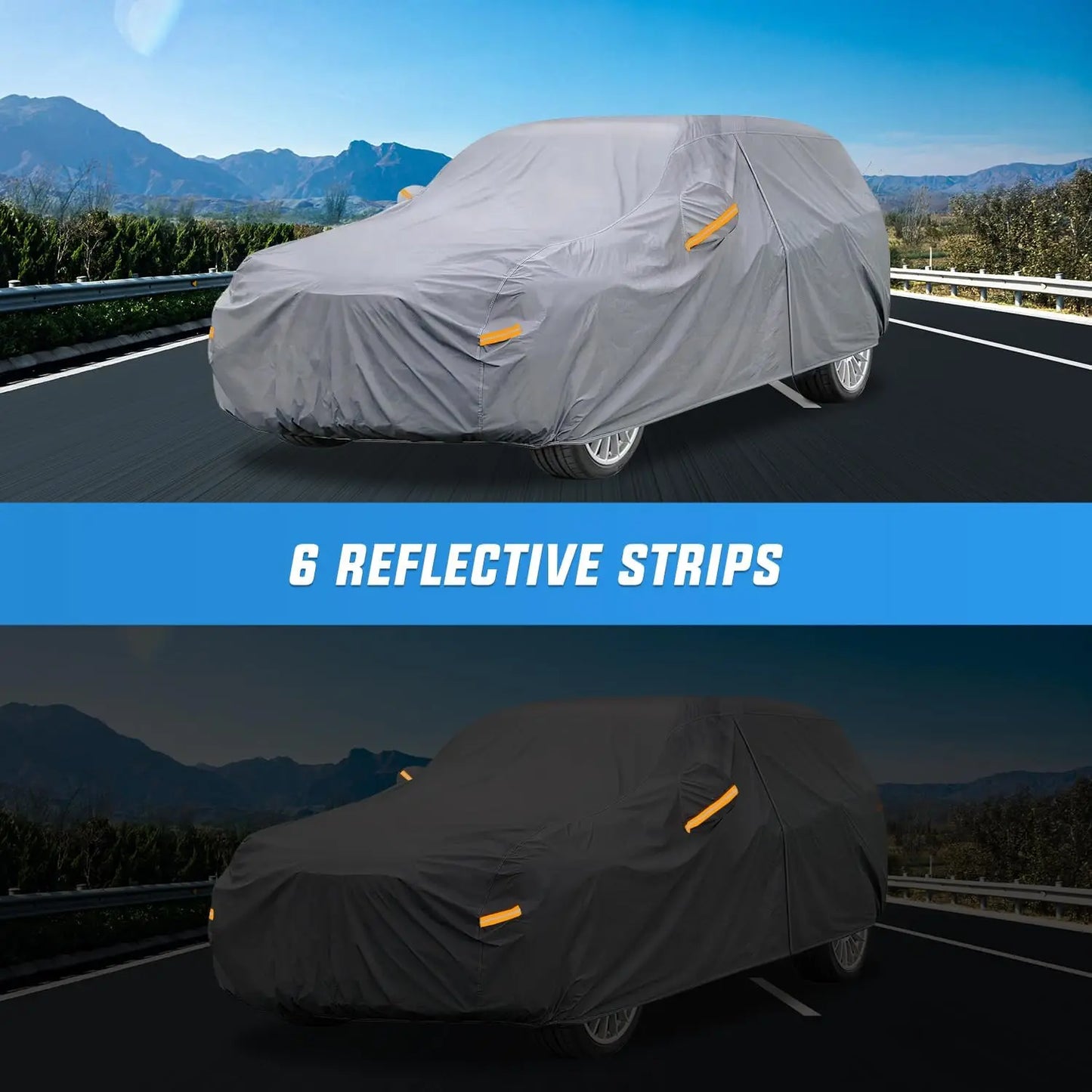 Heavy Duty Waterproof Universal Car Cover With Cotton Lining