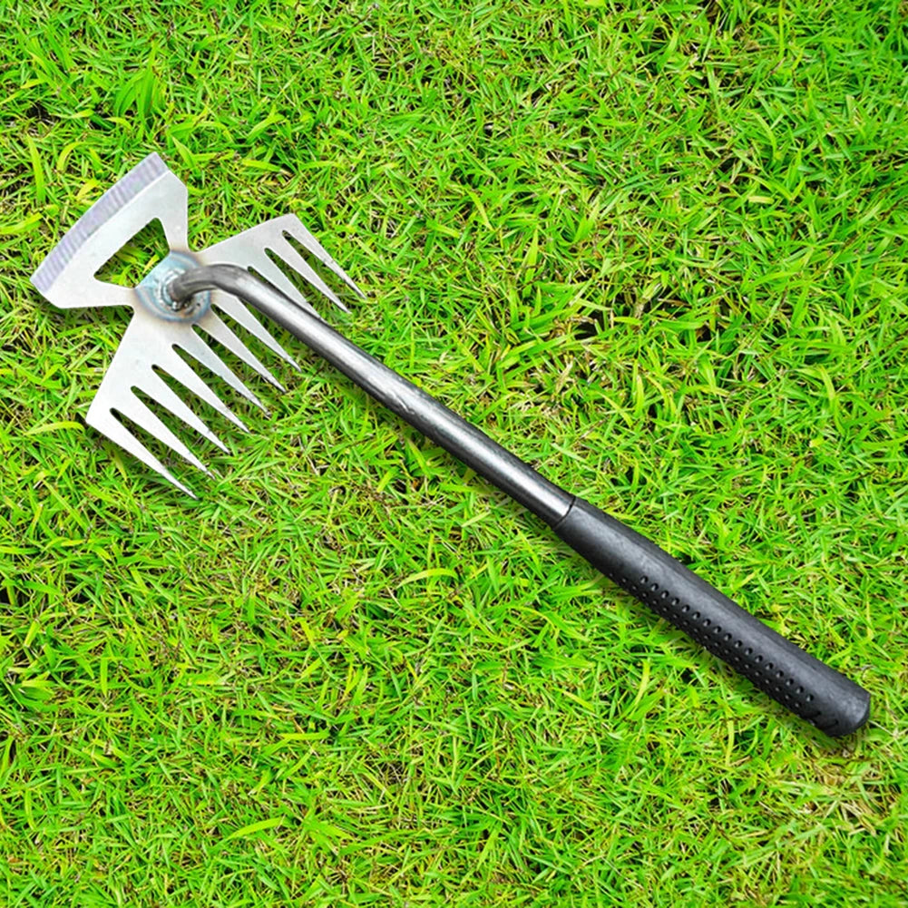 Durable Carbon Steel Hand Weeder Rake For Garden Farming