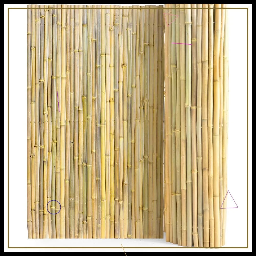 Natural Bamboo Privacy Fence Roll For Garden And Patio