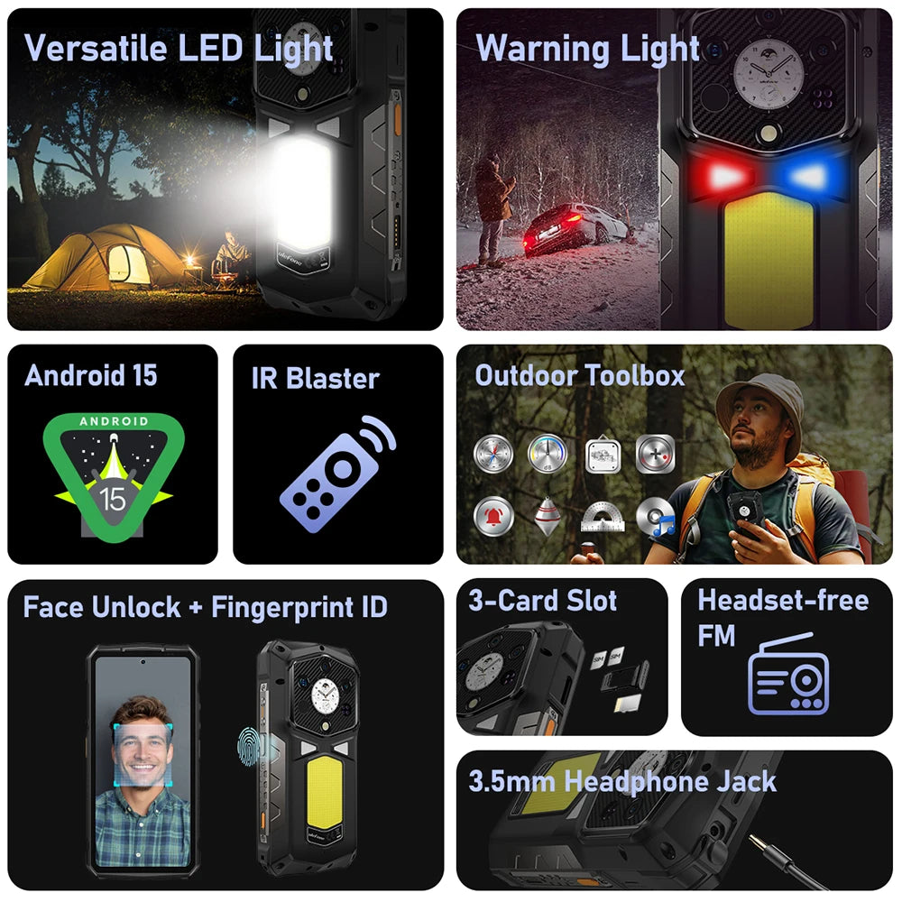ULEFONE Armor 29 Pro Thermal 5G Rugged Phone 21200mAh