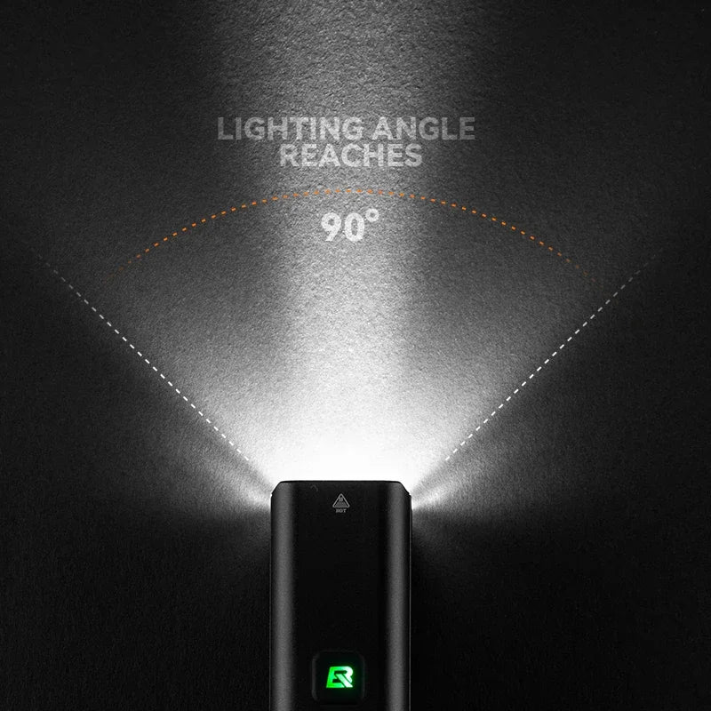Rockbros 1500LM Bike Light IPX6 Aluminum Type C Rechargeable