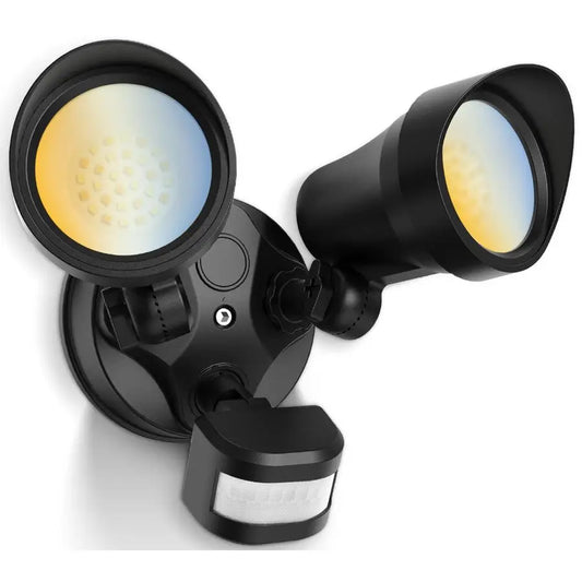 XMSJ Motion Sensor Flood Lights 30W 3-Mode Dusk To Dawn
