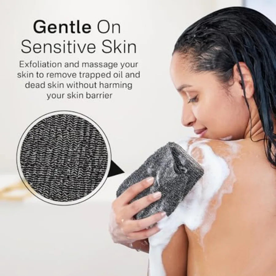 Japanese Exfoliating Washcloth For Body Exfoliation And Back Scrubber
