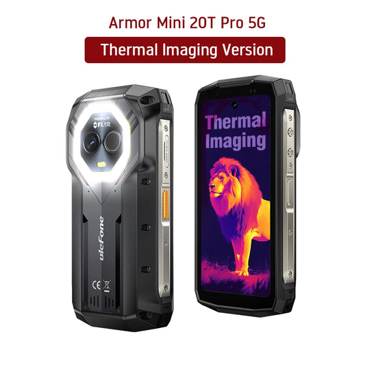 Ulefone Armor Mini 20T Pro 5G Rugged Smartphone Android 14 16GB 256GB